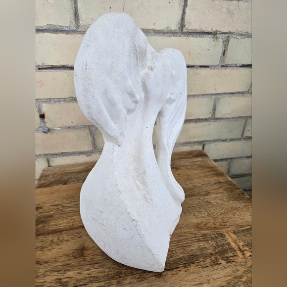 1980s Lovers Face Sculpture - Picture 6 of 6